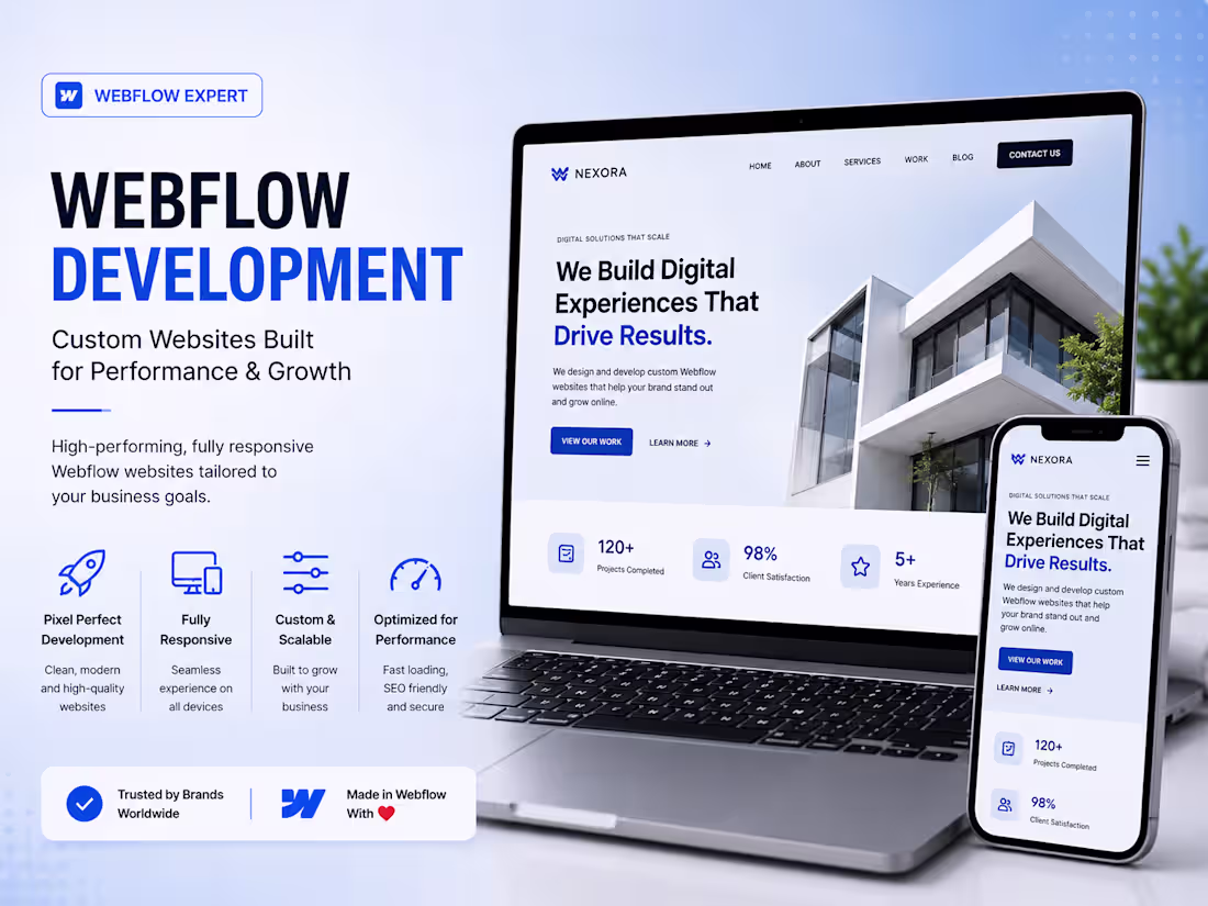 Cover image for Premium Webflow Website Development 