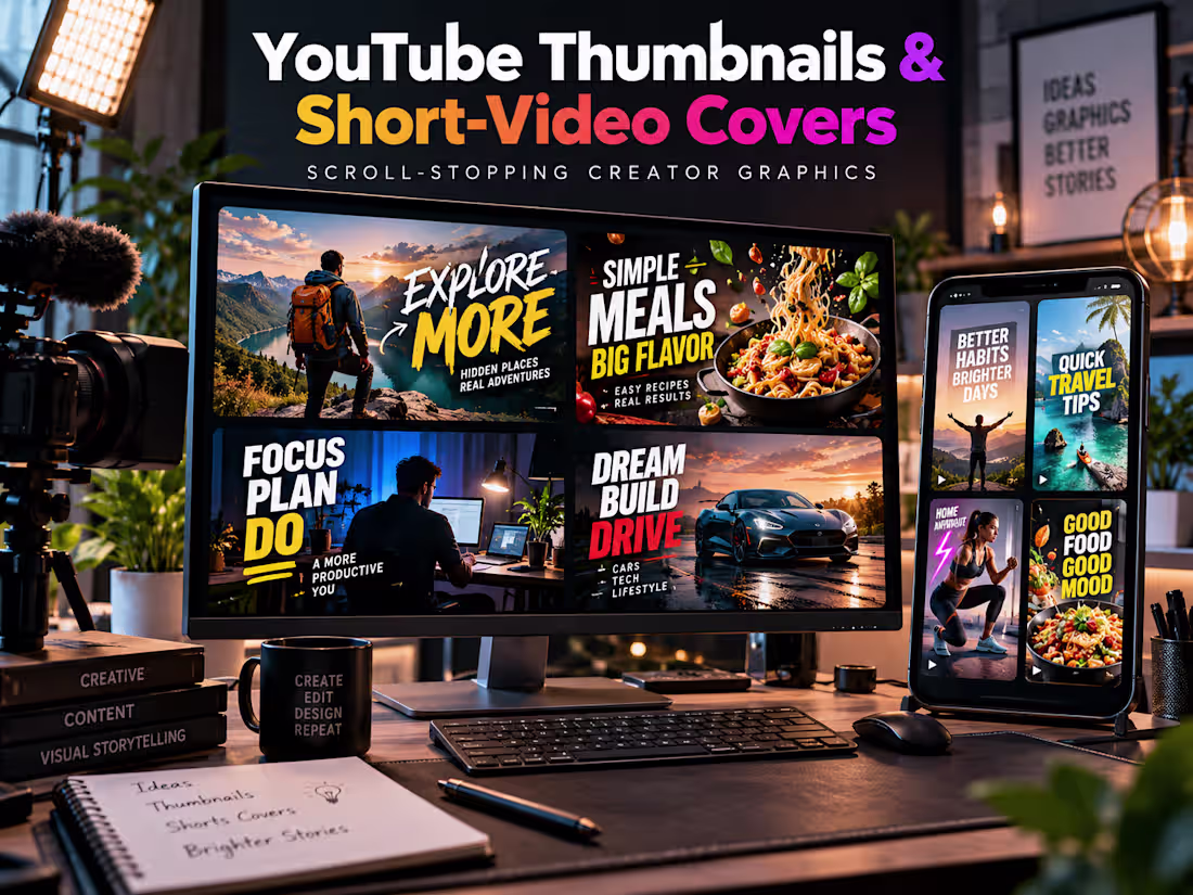 Cover image for YouTube Thumbnails & Short-Video Covers