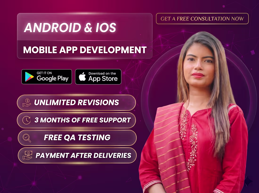 Cover image for Mobile app development using react native and flutter