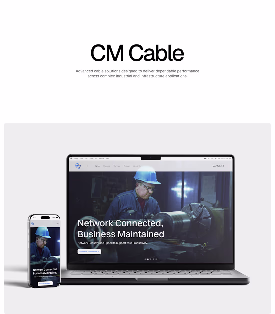Cover image for Responsive Website Design for CM Cable