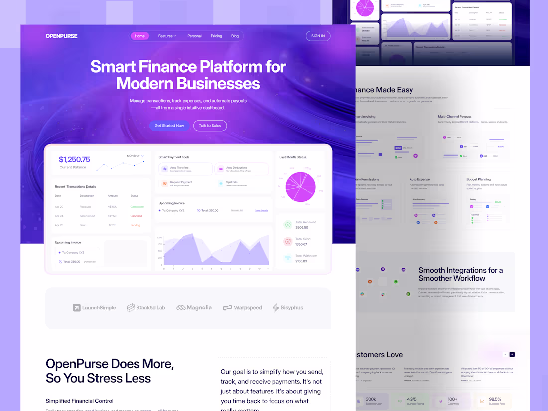 Cover image for Design high converting website UI UX, SAAS landing page in figma