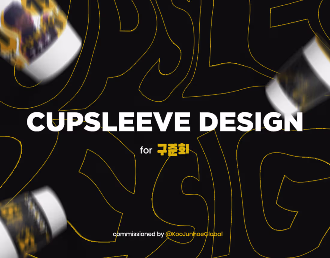 Cover image for Cupsleeve Design | Junhoe Day Special :: Behance