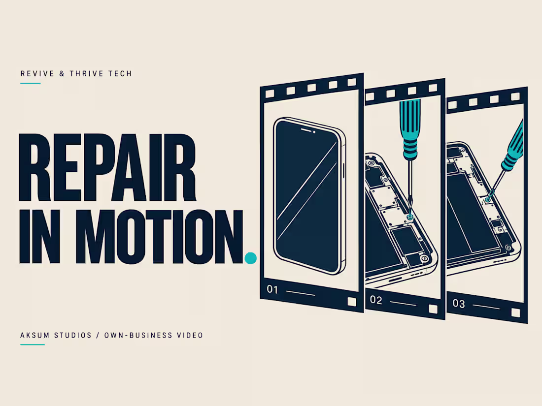 Cover image for Revive & Thrive Tech | iPhone Repair Campaign