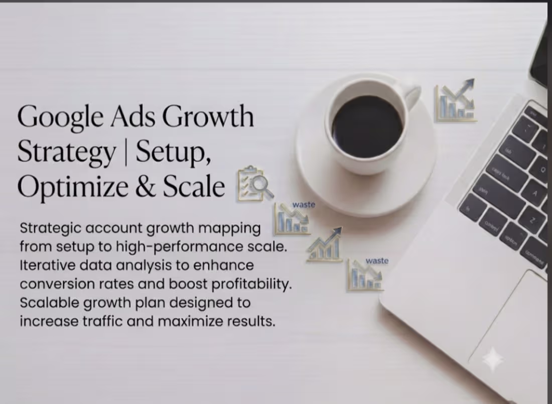 Cover image for Google Ads Growth Strategy | Setup, Optimize & Scale