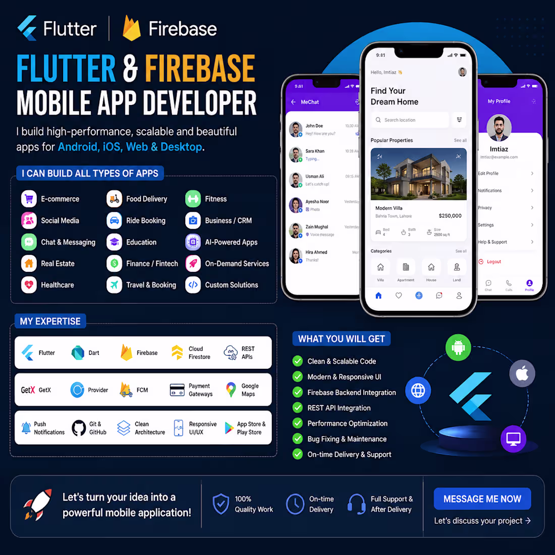 Cover image for Flutter Mobile App Development