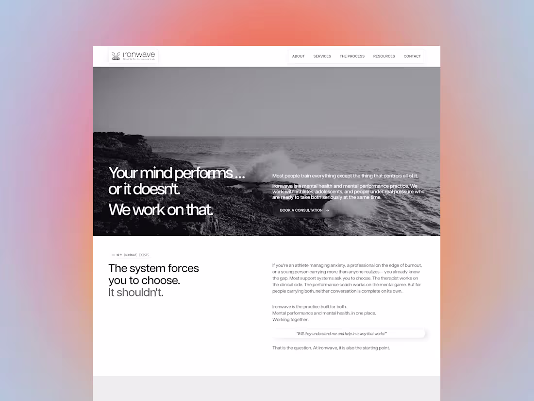 Cover image for Website Design UI/UX - mental