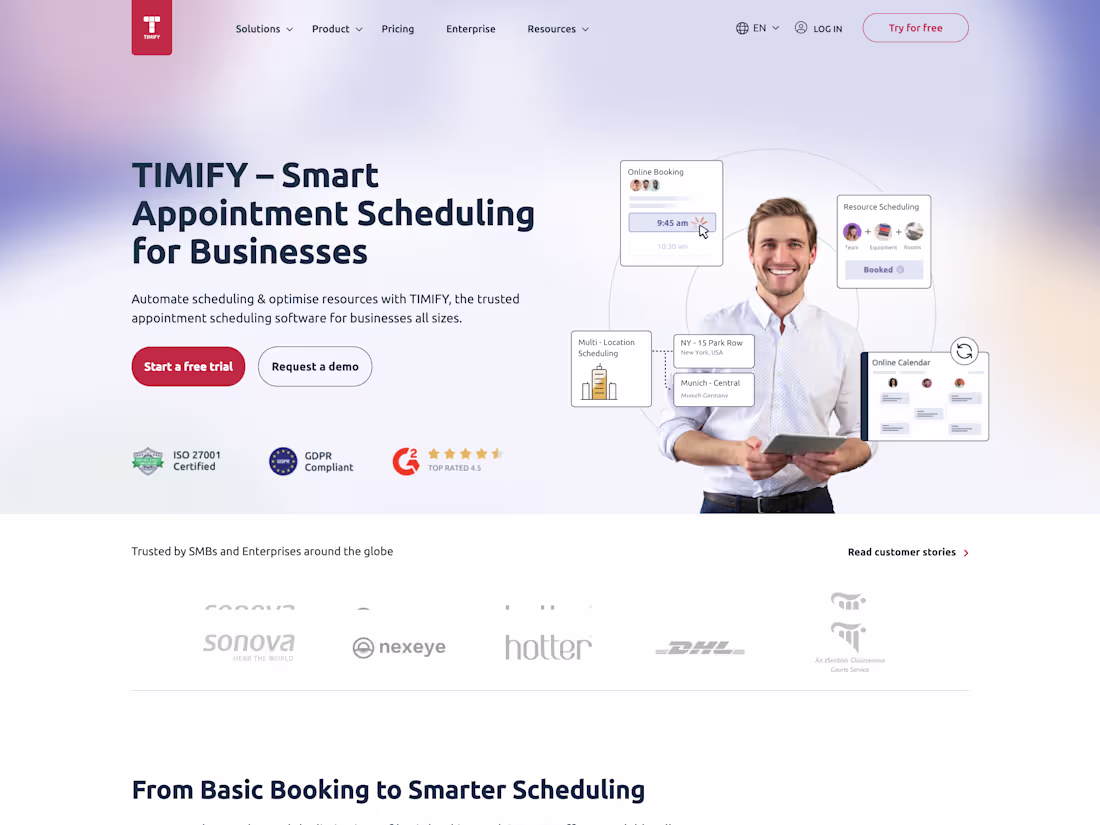 Cover image for Developed a booking and scheduling