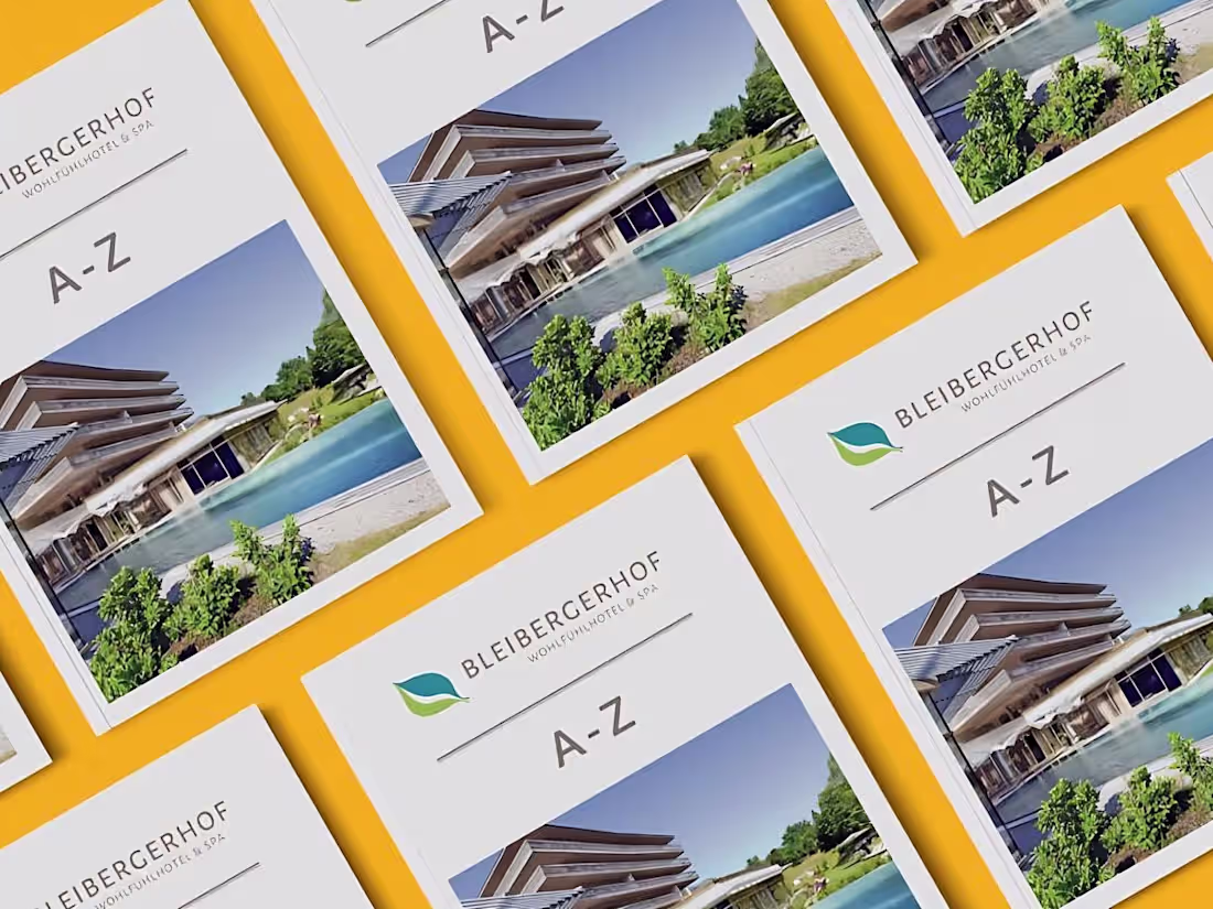 Cover image for A-Z Magazine for a SPA hotel