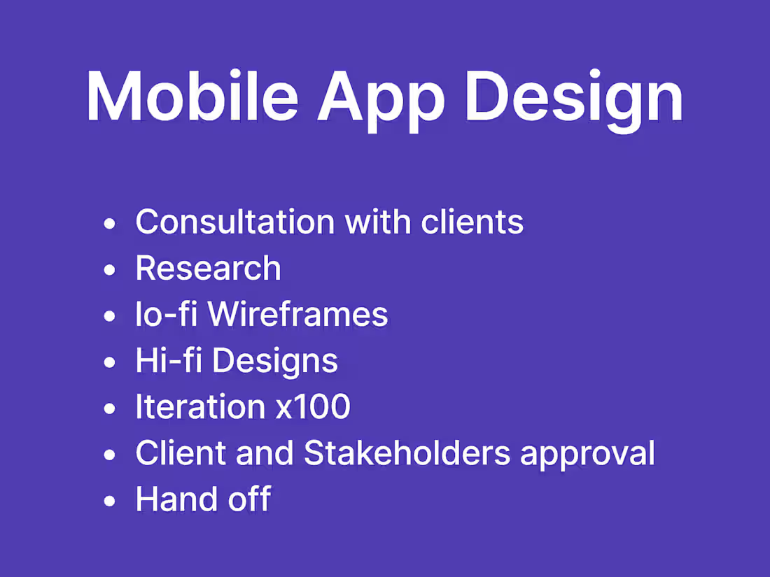 Cover image for Mobile App Design