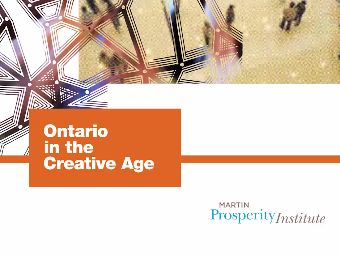 Cover image for Ontario in the Creative Age