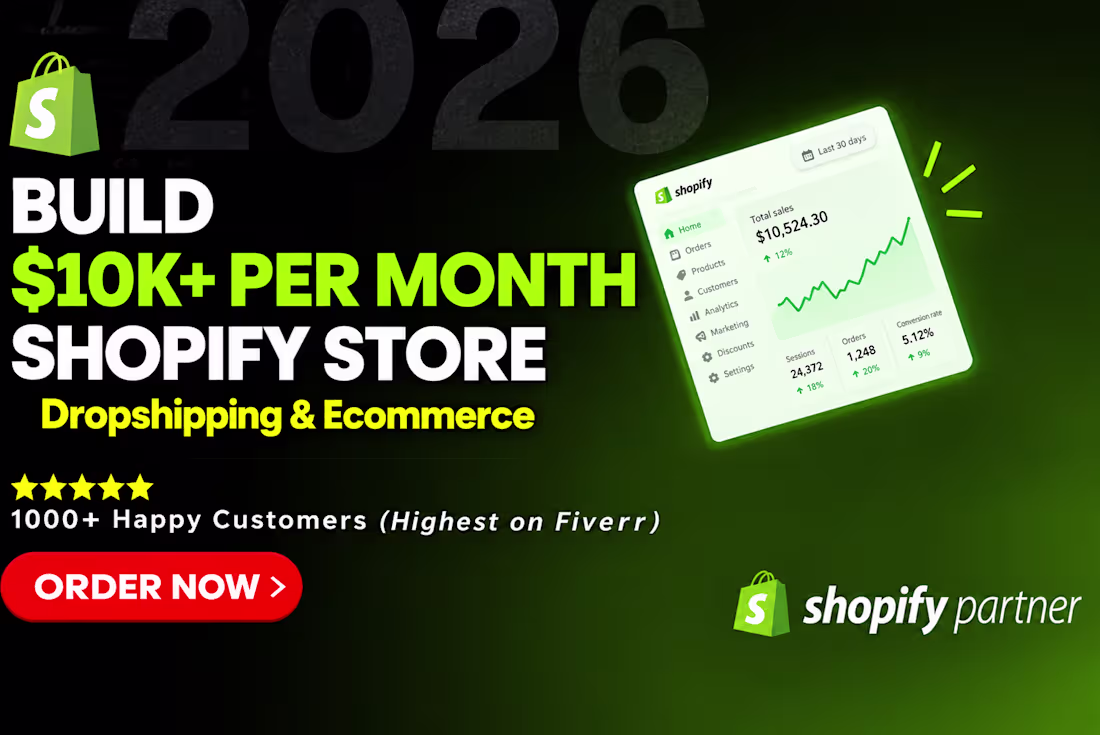 Cover image for shopify dropshipping store