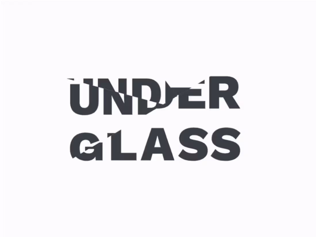 Cover image for Under Glass