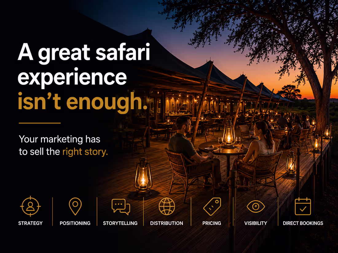 Cover image for Safari & Hospitality Marketing Strategy