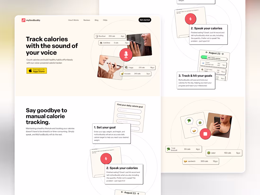 Cover image for Myfoodbuddy - Website Design and Webflow Development
