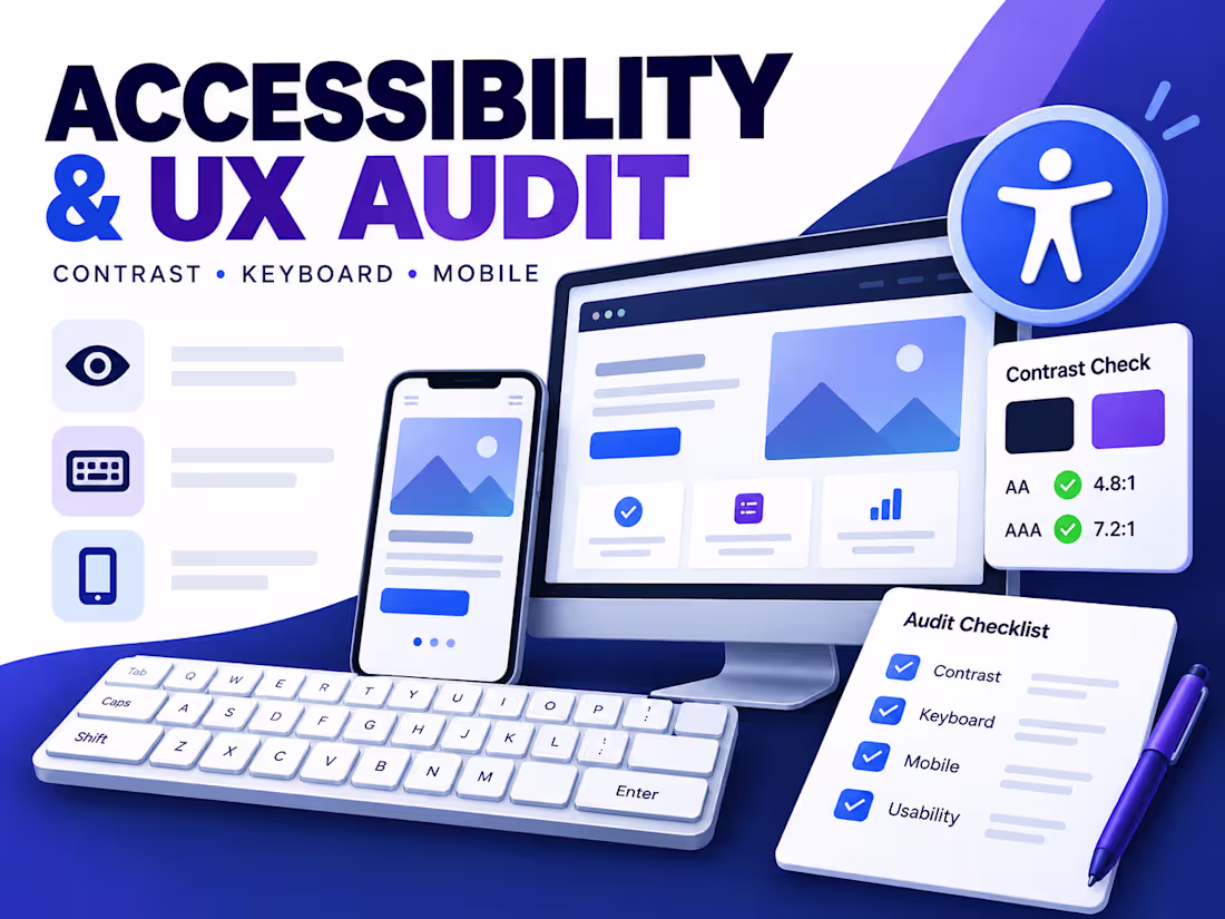 Cover image for I will audit your website accessibility and usability