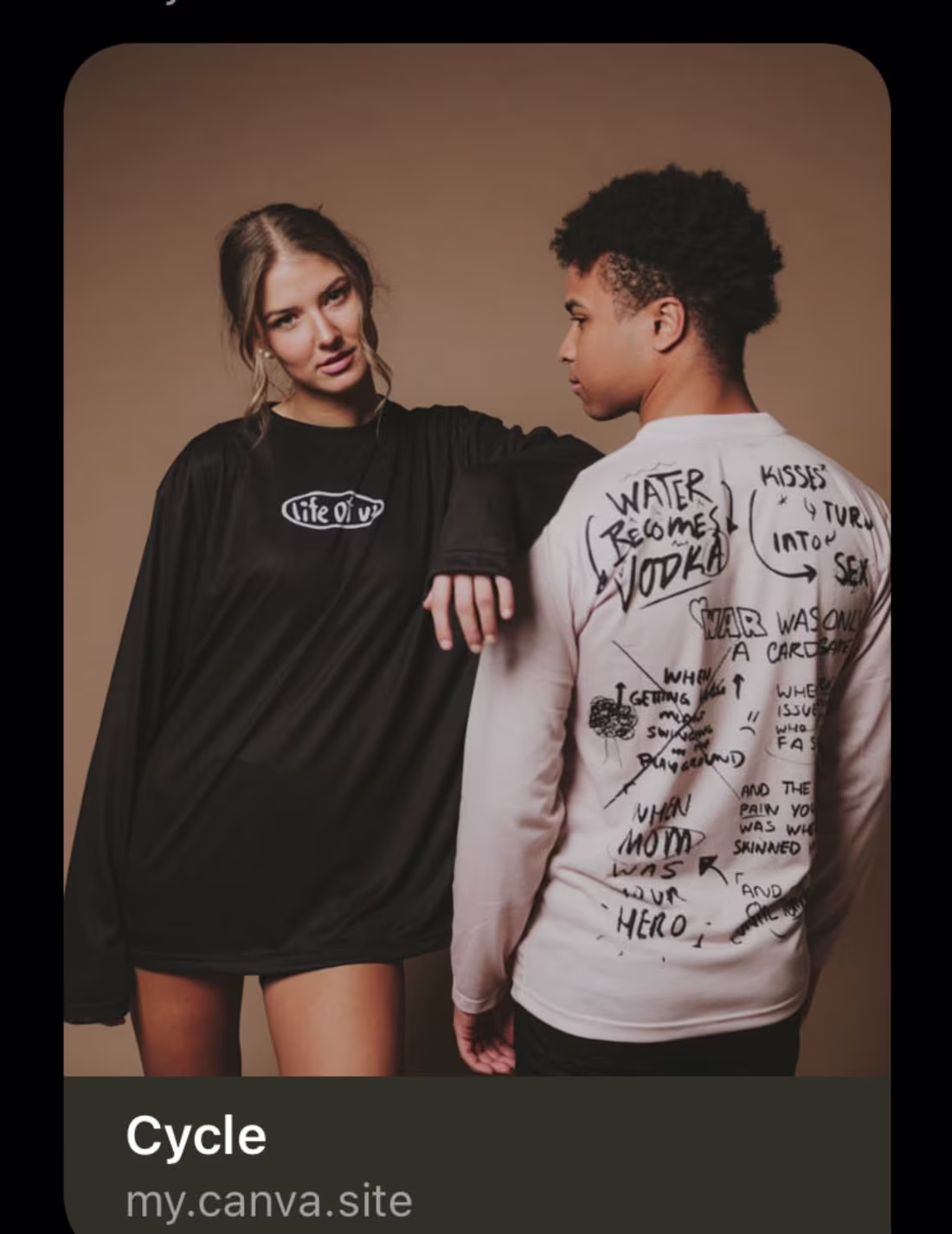 Cover image for Cycle Up Re Sell clothing site.