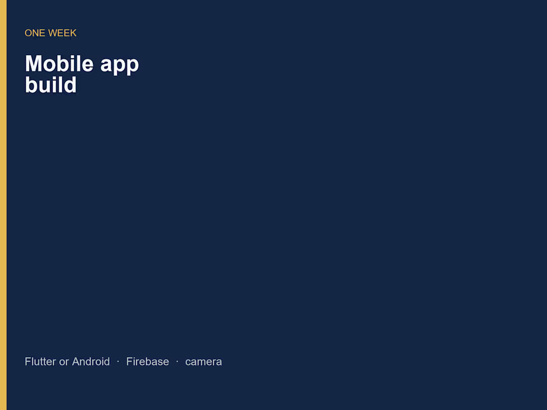 Cover image for Mobile app build (Flutter or Android)