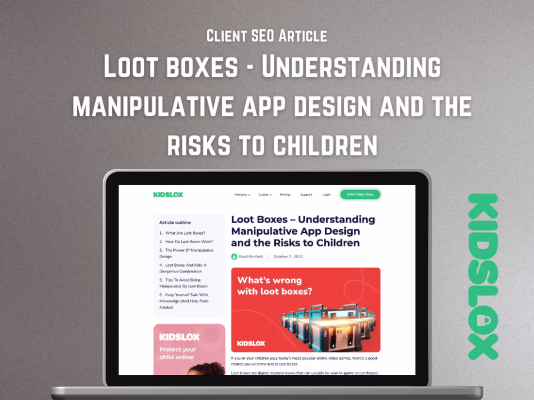 Cover image for Loot Boxes - Understanding Manipulative App Design | SEO Article
