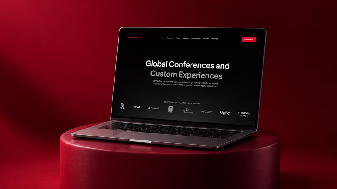 Cover image for P World: Giving a global events brand a new look