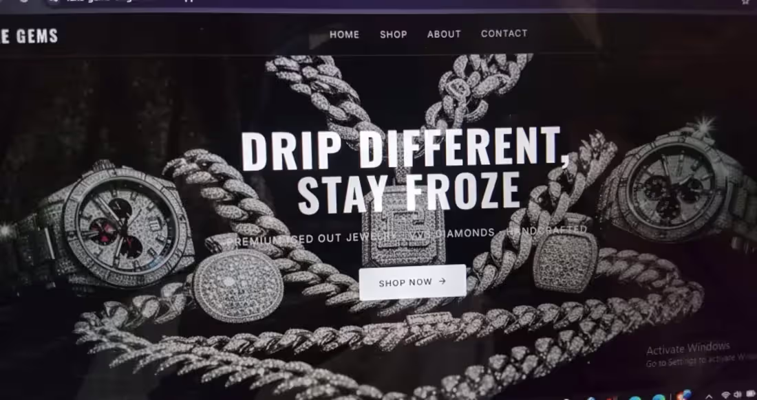 Cover image for Luxe gems diamond froze