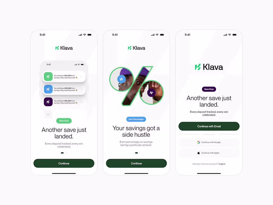 Cover image for Klava Mobile App Onboarding