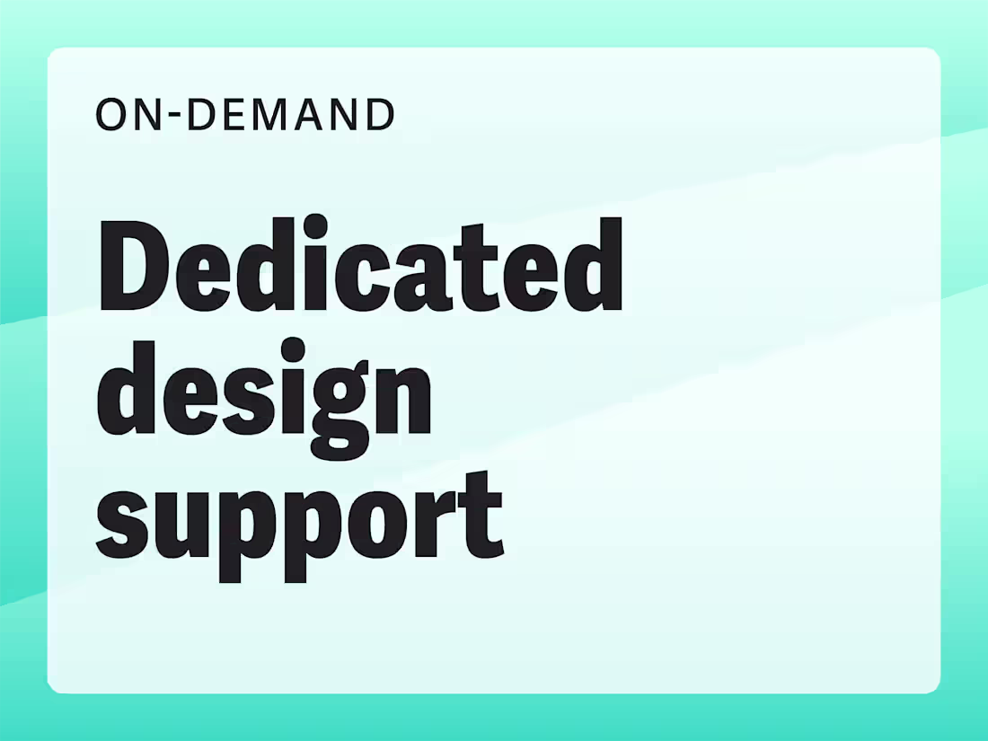 Cover image for Dedicated Design Support
