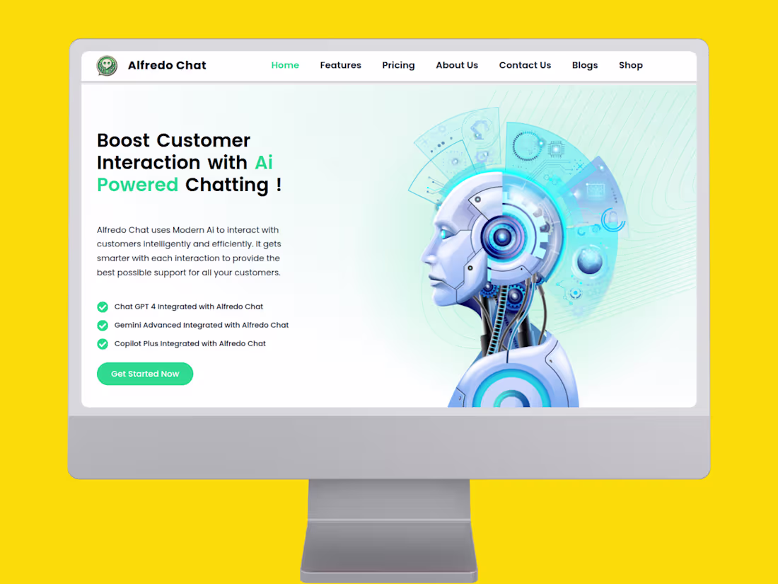 Cover image for Alfredo Chat Website