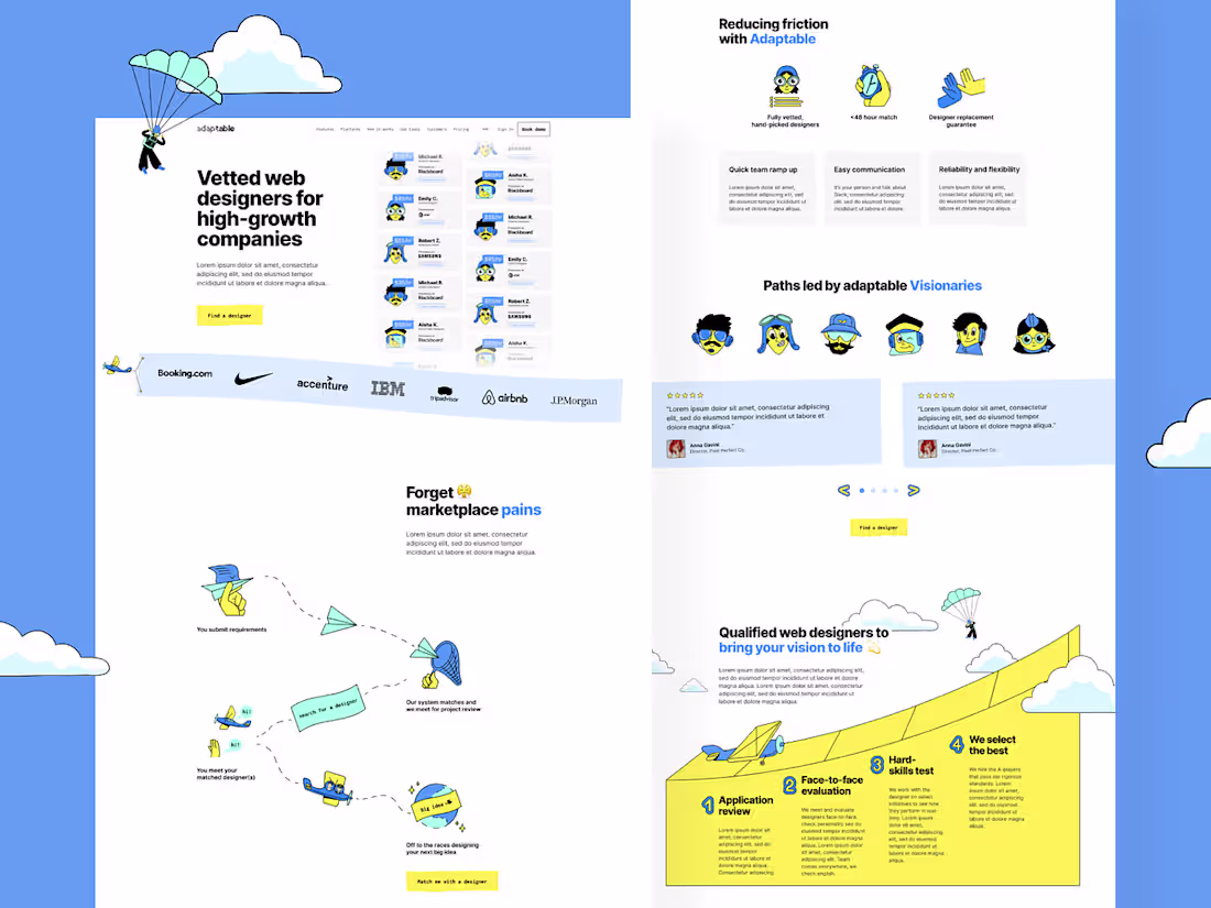 Cover image for Web Design & Custom Graphics, Illustrations, Creative Agency