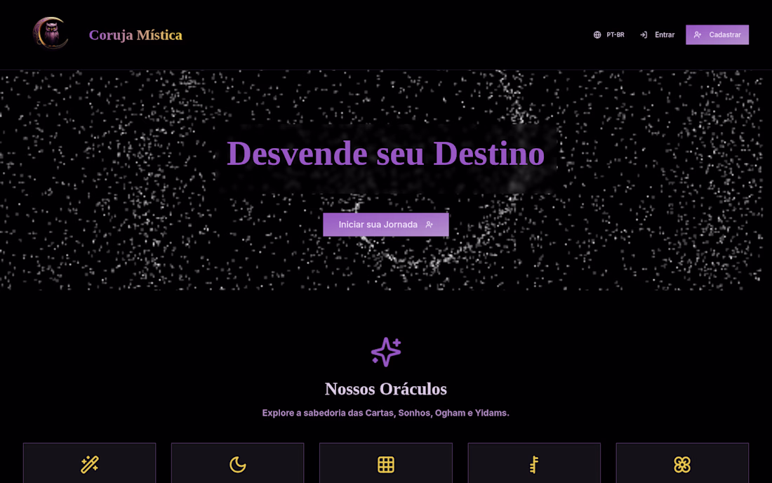 Cover image for Coruja Mística
