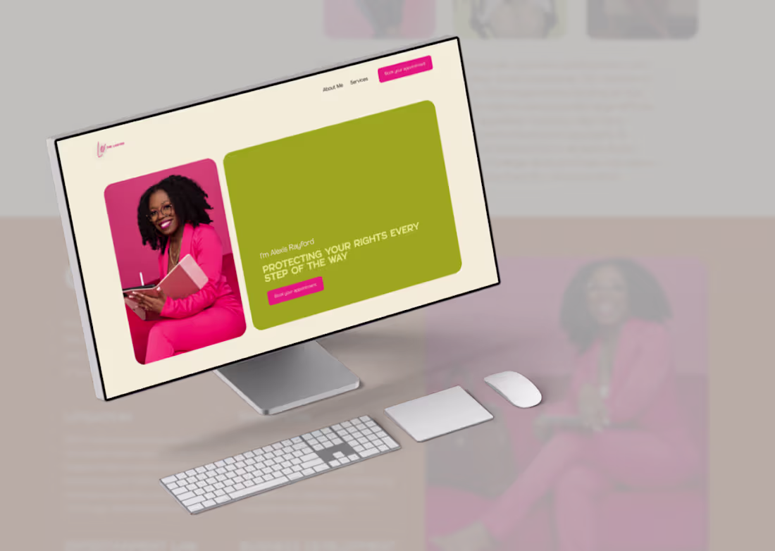 Cover image for Attorney Landing Page Design