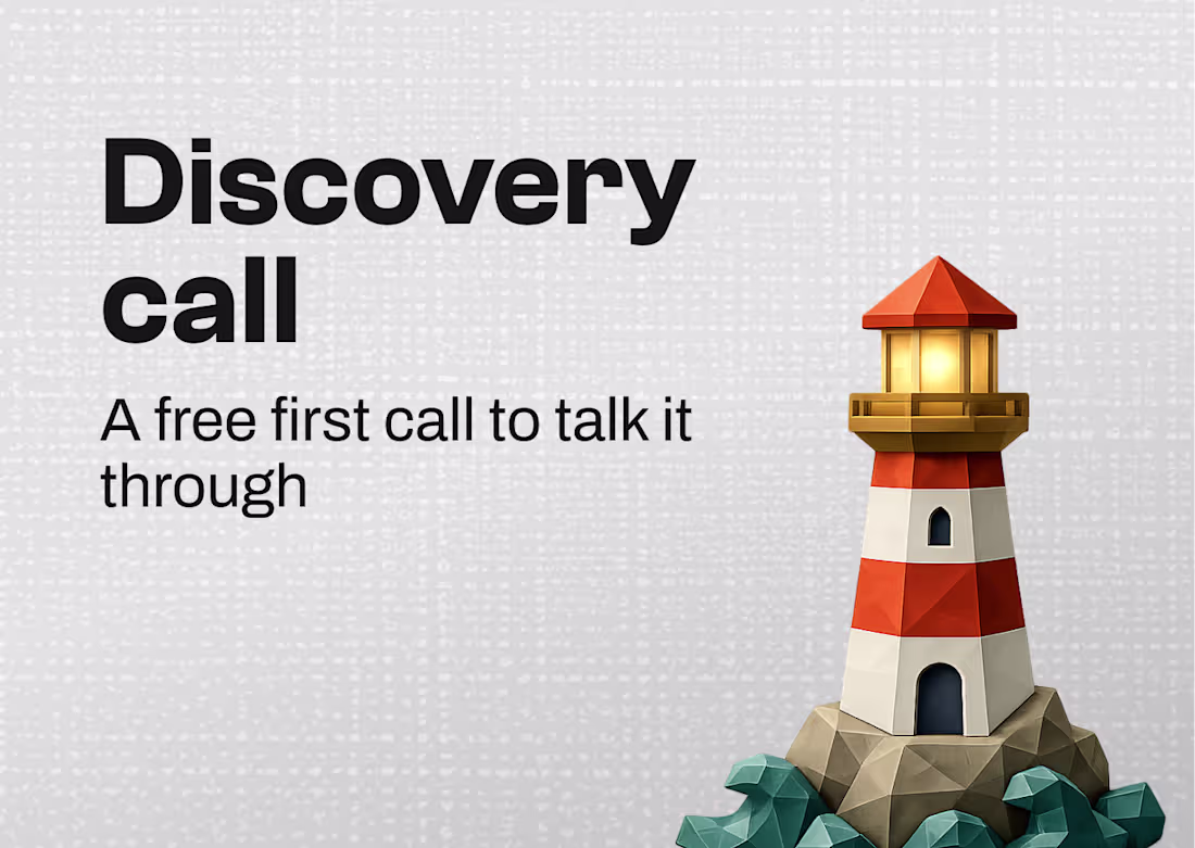 Cover image for Discovery Call (Free) — start here if you're not sure