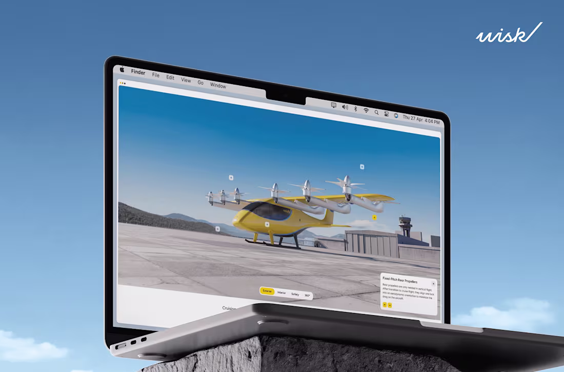 Cover image for Wisk: $500M Boeing-Backed Aircraft, Webby-Nominated