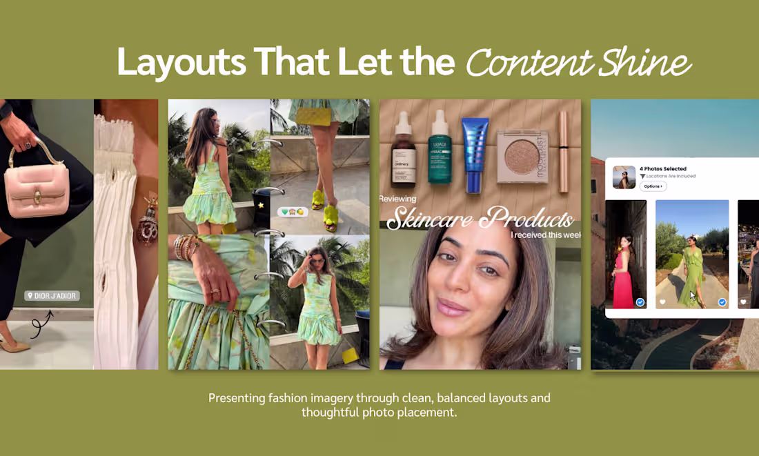 Cover image for Influencers Fashion & PR Carousels