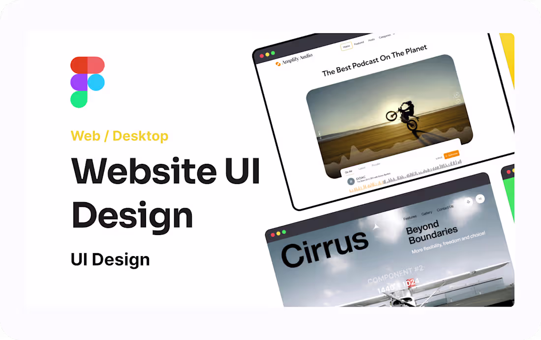 Cover image for Website UI Design Services for Exceptional Experiences