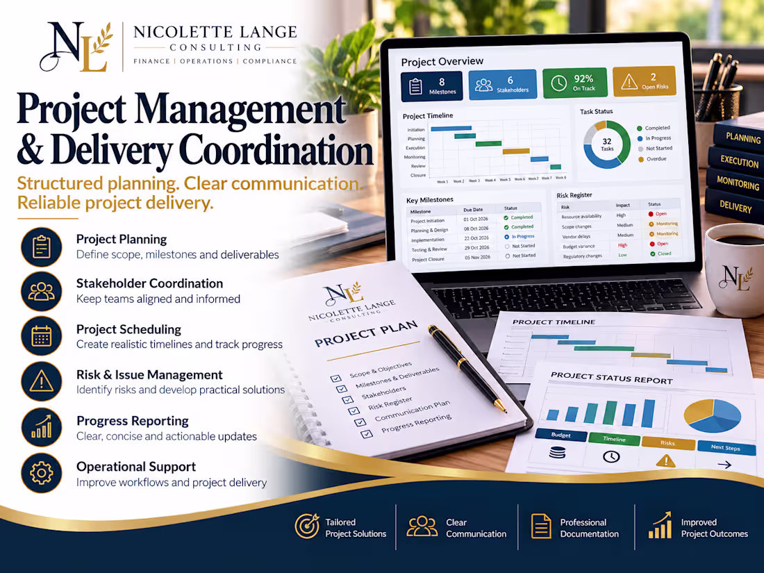Cover image for Project Management & Delivery Coordination