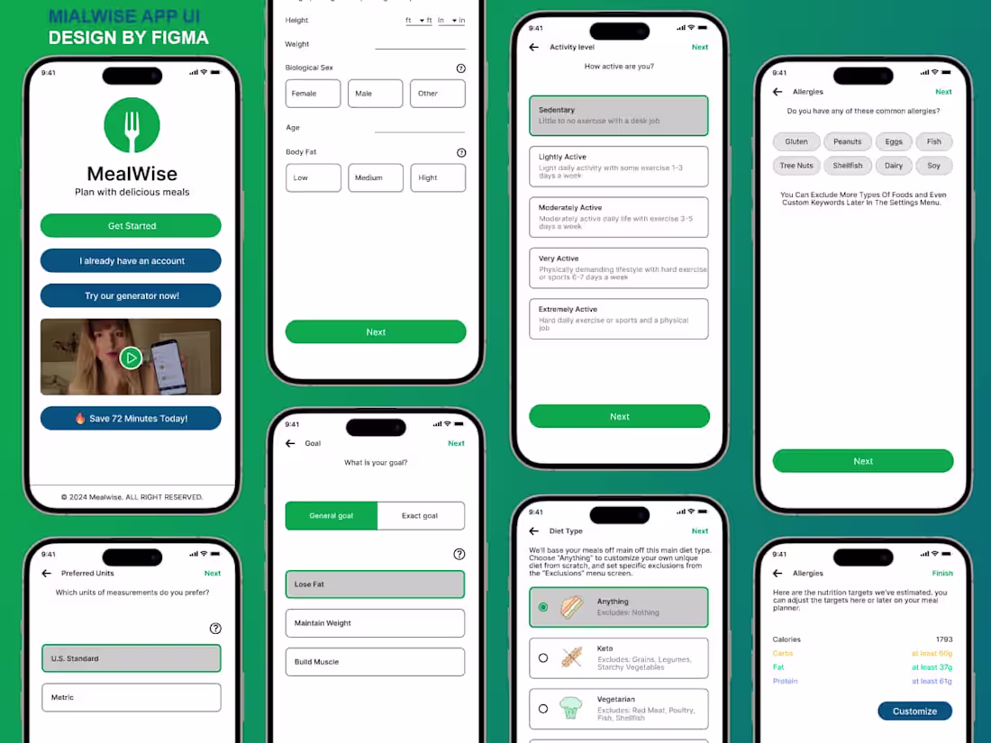 Cover image for I will design your mobile app UI