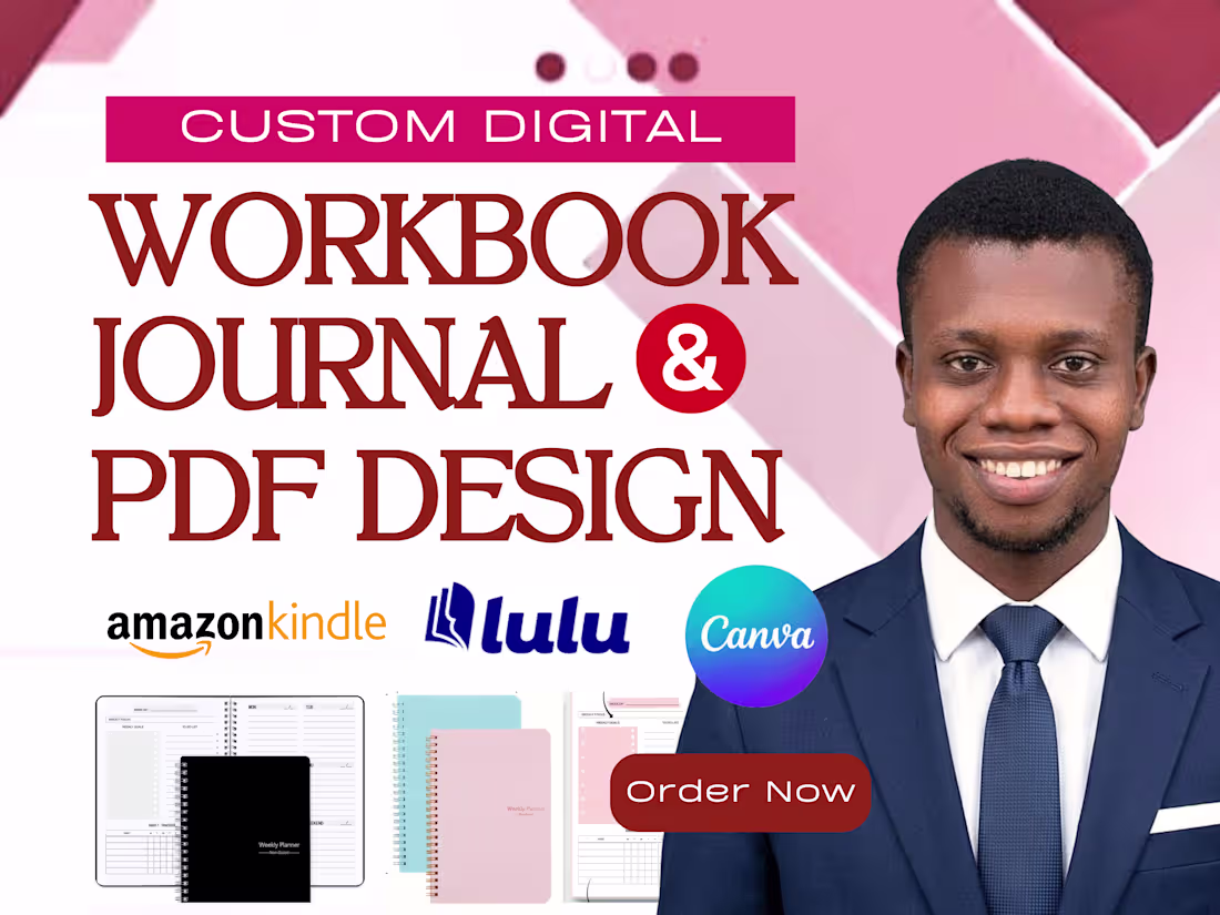 Cover image for Luxury Digital Planner, PDF Lead Magnet & Canva Template Design