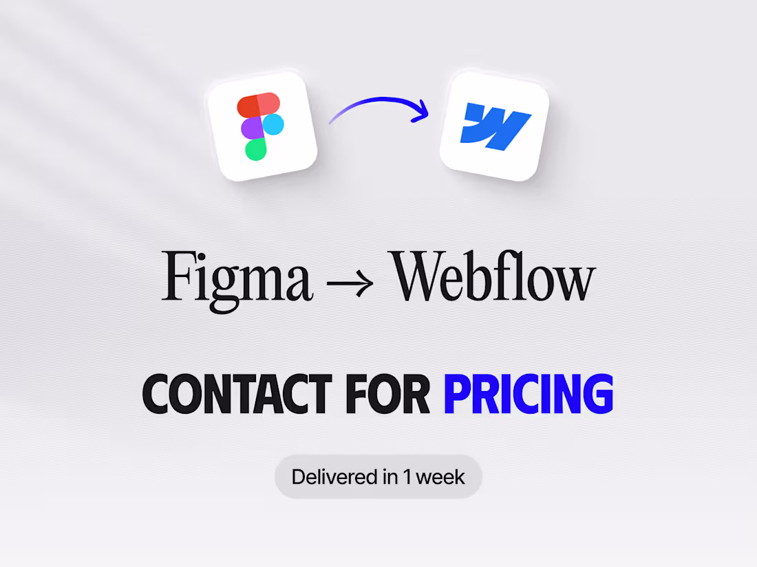 Cover image for Figma to Webflow
