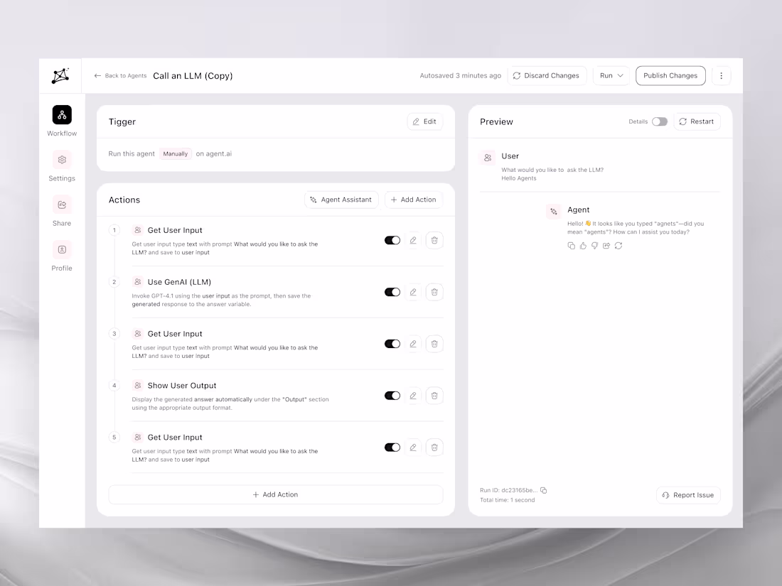 Cover image for AI Agents Workflow Builder SaaS
