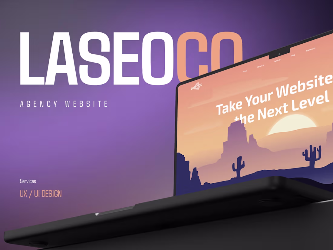 Cover image for Marketing Agency Website UX/UI Design