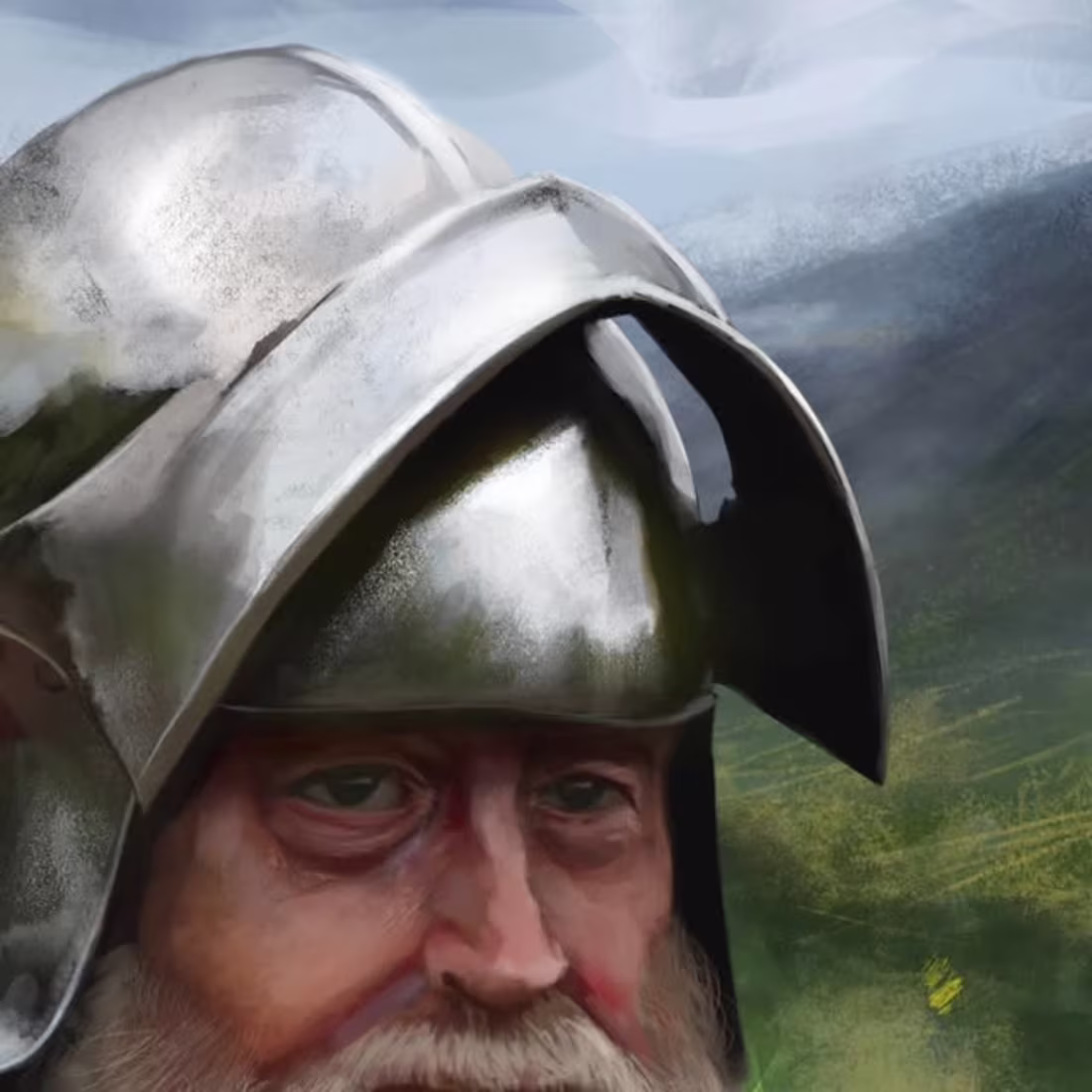 Cover image for westwaysable on Instagram: “Old Knight- Time- 6 hours #art #pai…