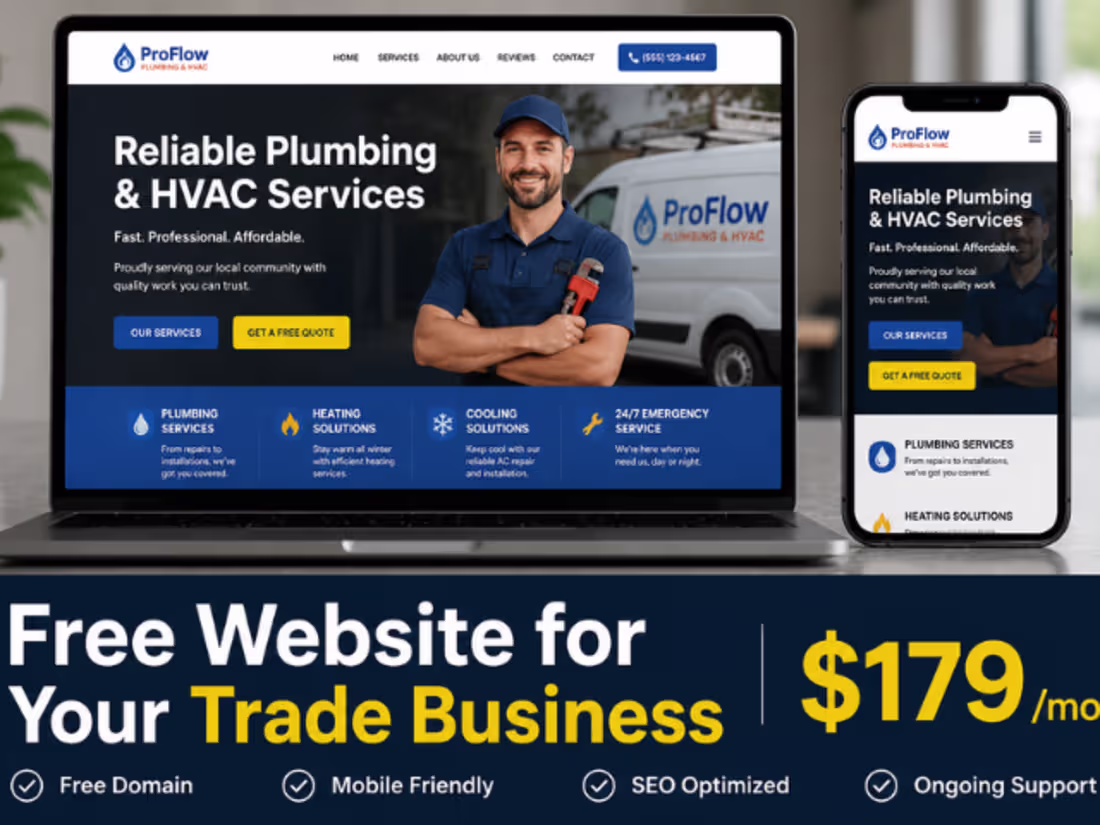 Cover image for Free WordPress Website for Local Service Businesses | $179/month
