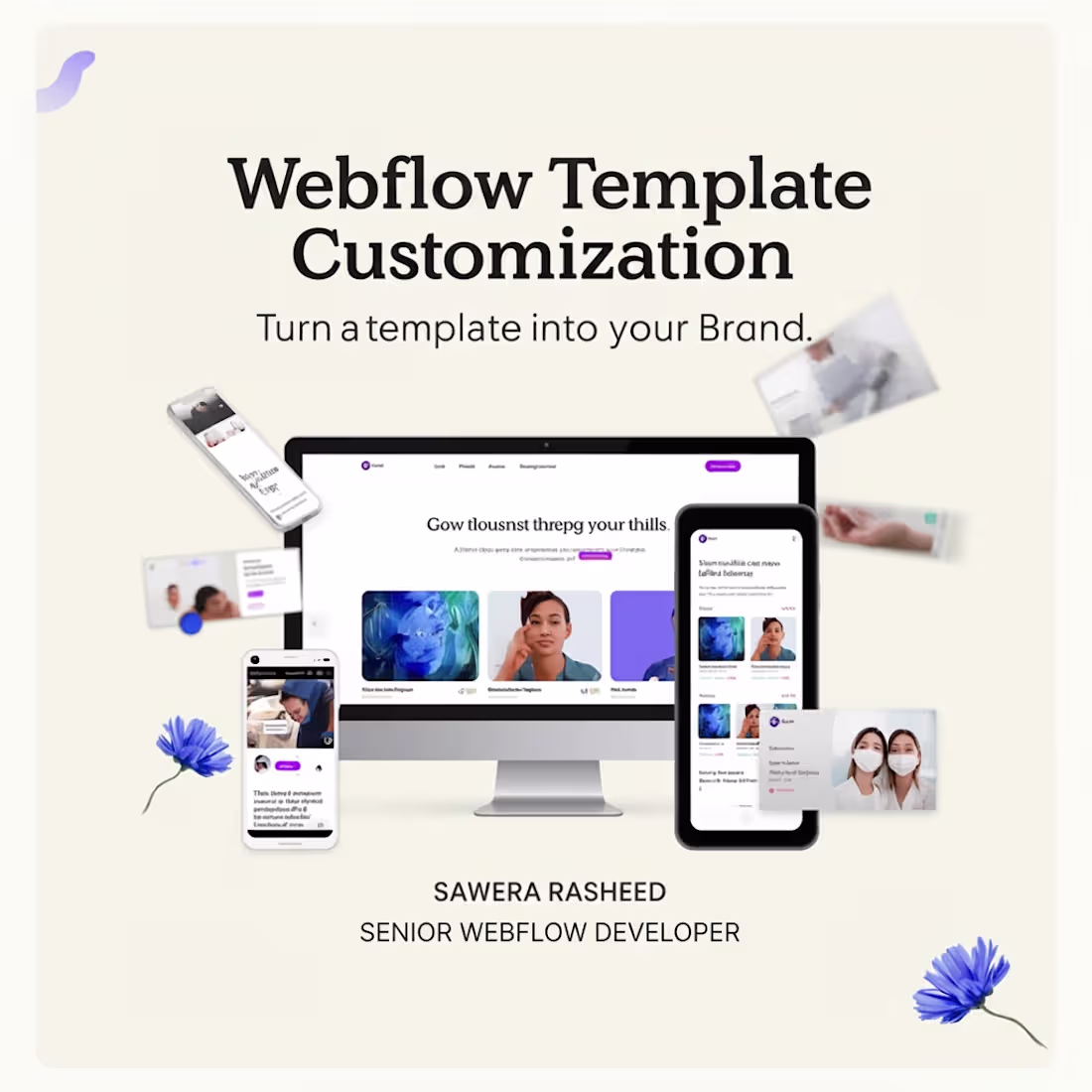 Cover image for Webflow Template Customization