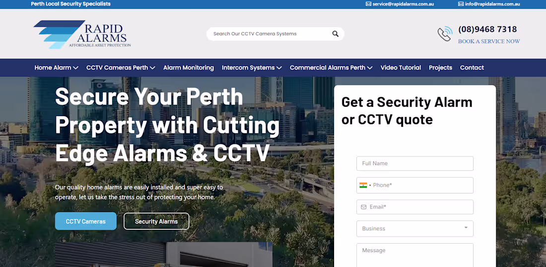 Cover image for Rapid Alarms is an Australian