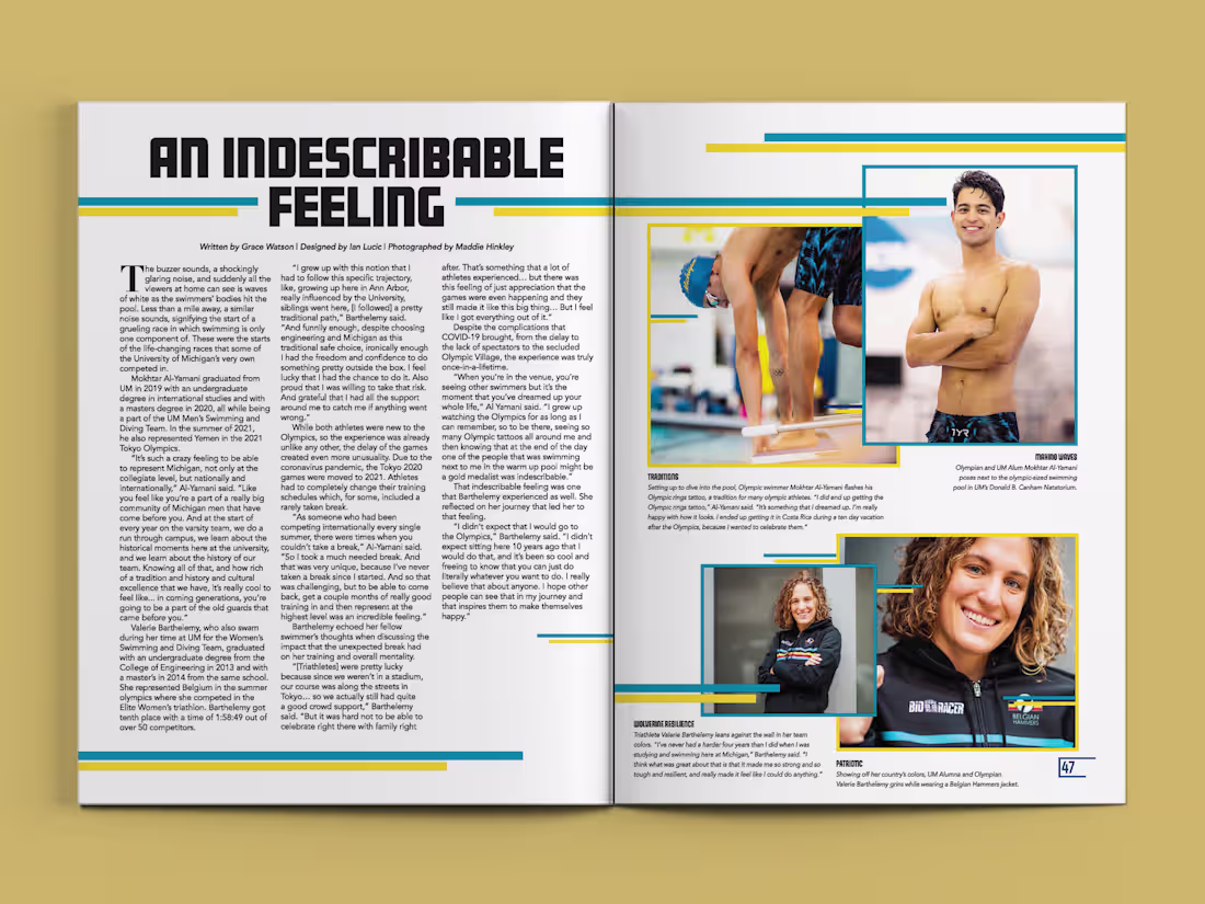 Cover image for Michiganensian Editorial Design