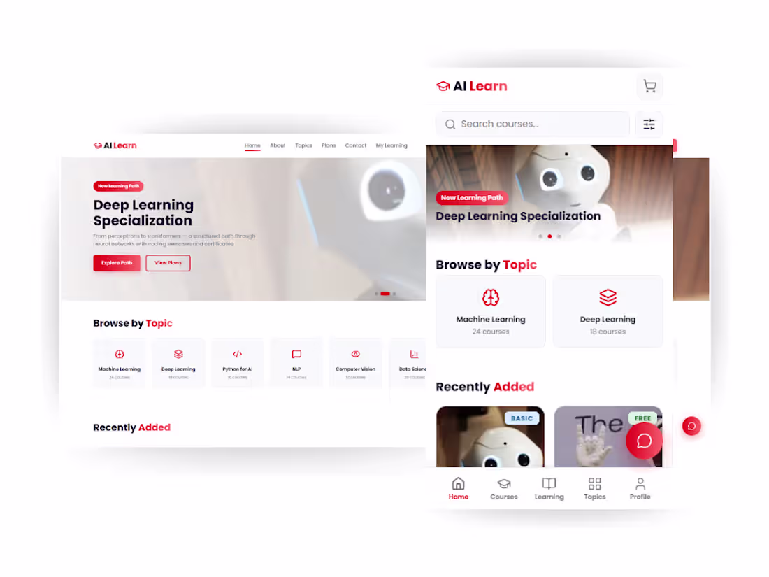 Cover image for AILearn
AI Powered Learning Platform
Recorded Courses