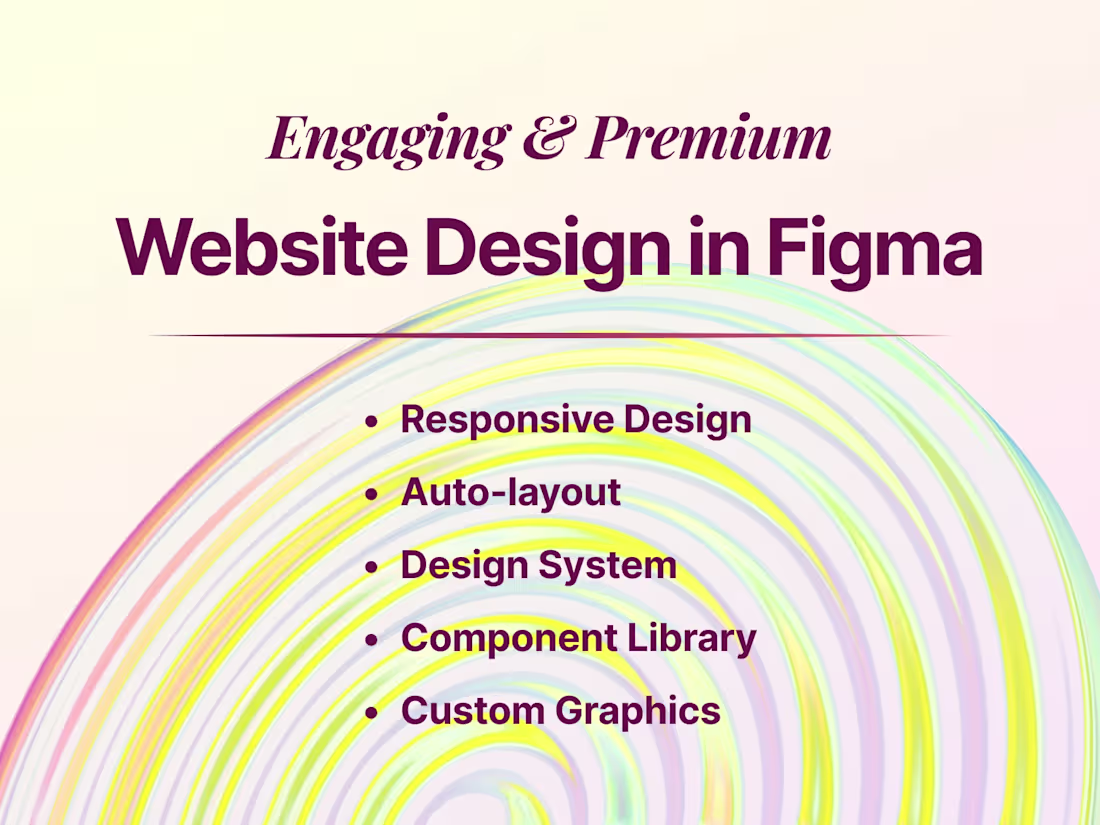 Cover image for Craft a Premium Website in Figma to Elevate Your Online Presence