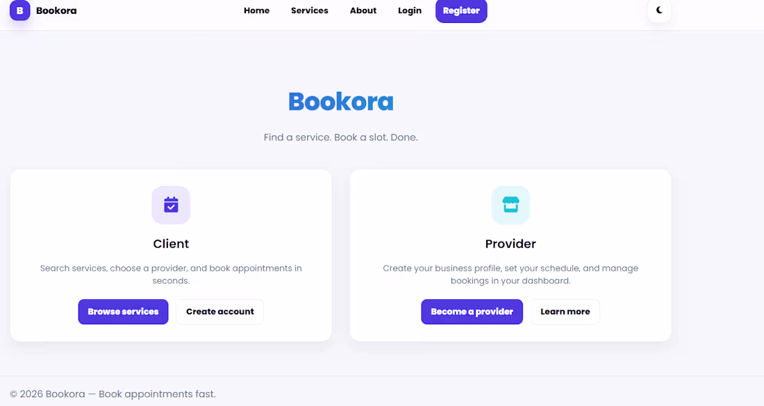 Cover image for Professional Service Marketplace & Booking System