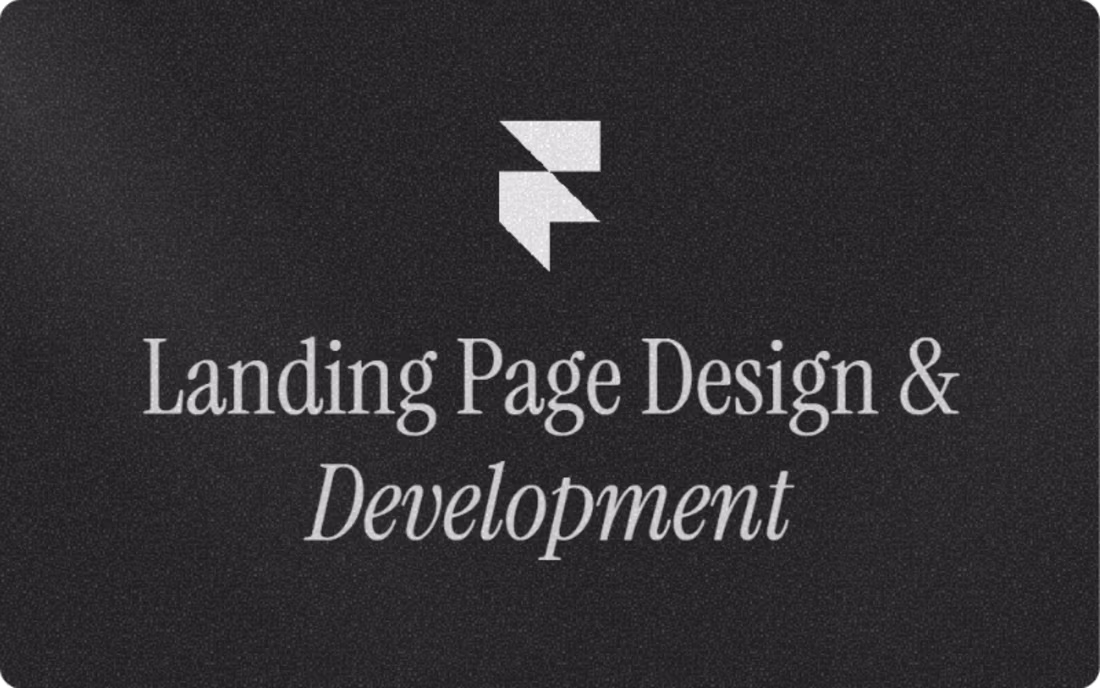 Cover image for Landing Page Design & Development Using Framer