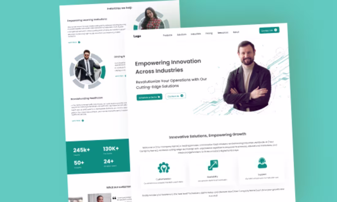 Cover image for Project Overview
A modern SaaS landing